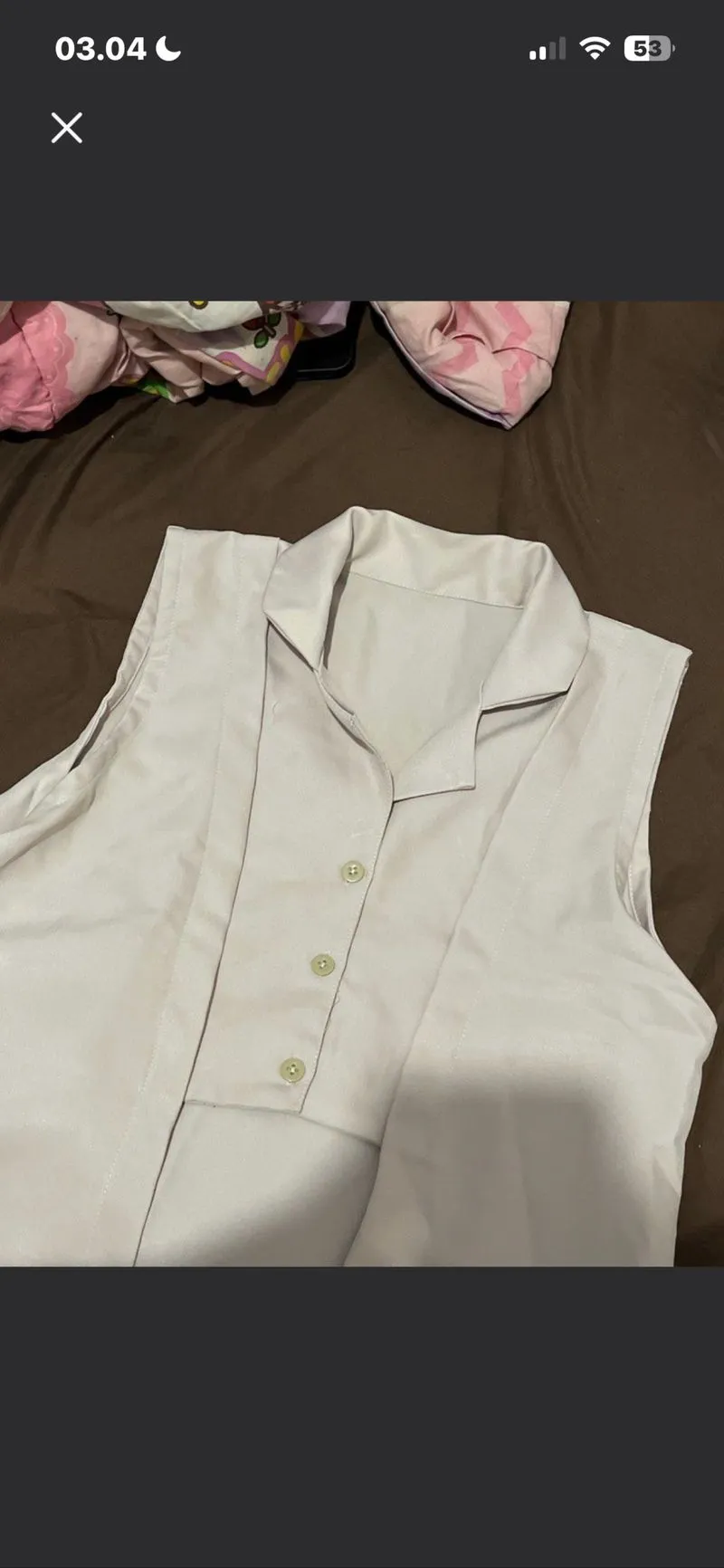 top vest meca - vest beige  photo 1