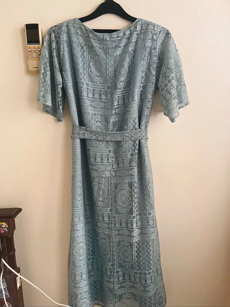 Dress Hijau Pastel  photo 1