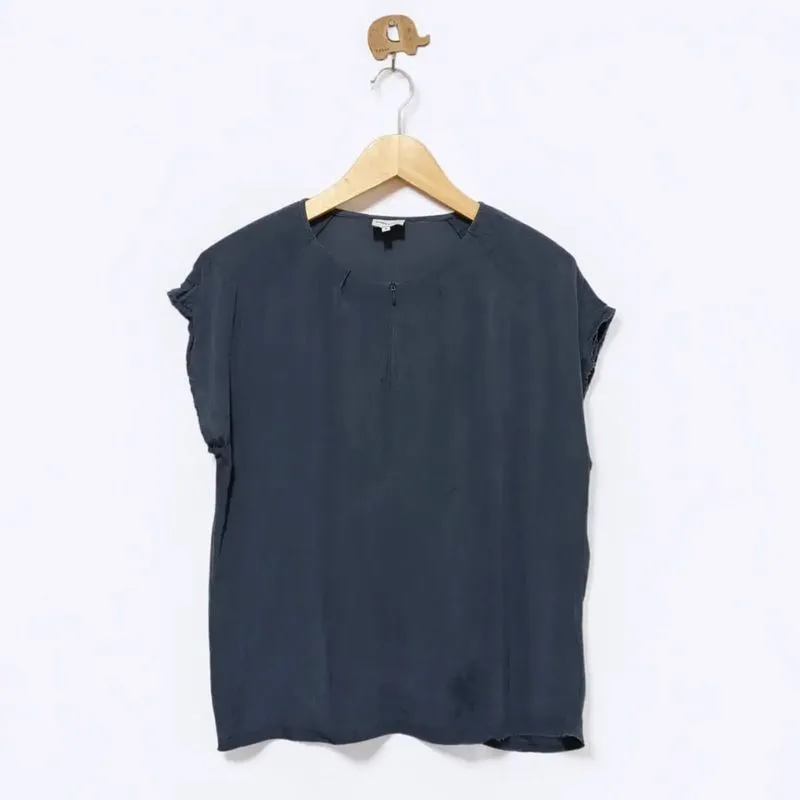 Bimba Y Lola Navy Blouse Original  photo 1