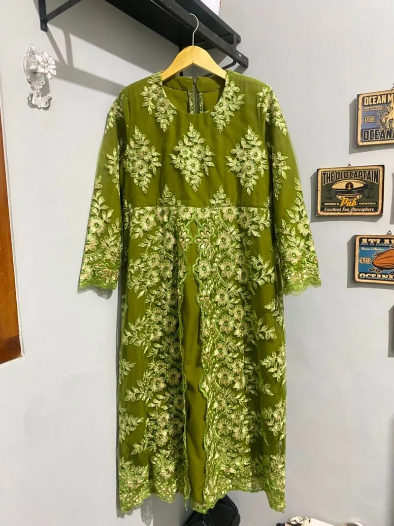 Gamis Olive Premium photo 1