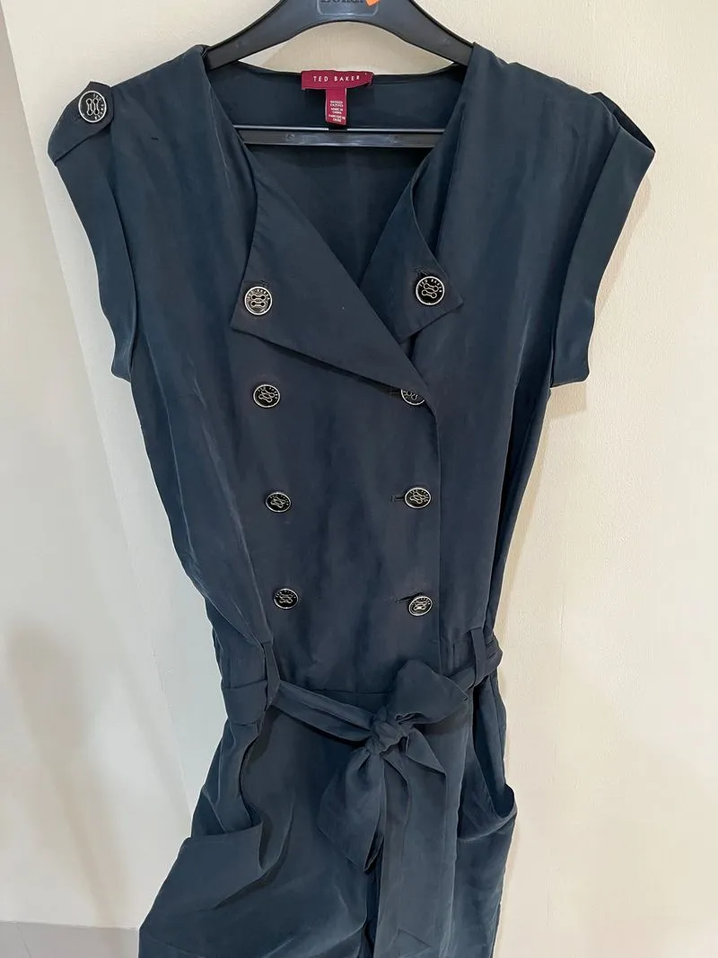 Ted Baker Jumpsuit sailor Button belted designer ori photo 1