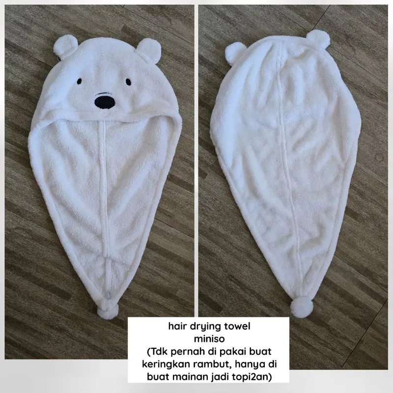 PRELOVED - miniso hair drying towel photo 1