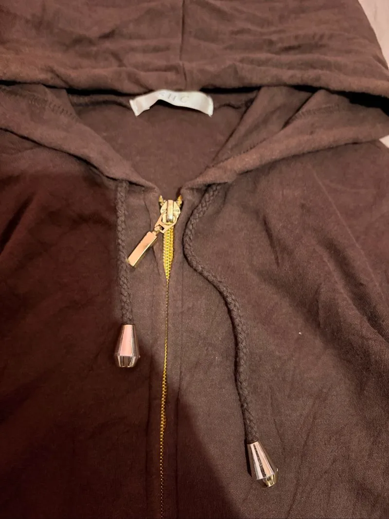 SHC zip-up hoodie tunic photo 1