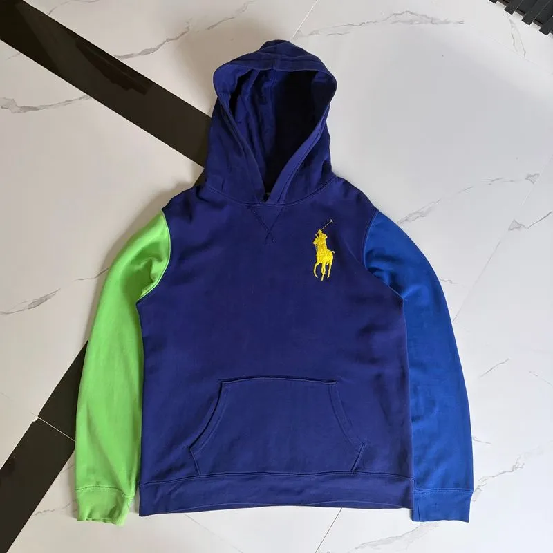 Polo Ralph Lauren Big Pony Color-Blocked Fleece Hoodie photo 1