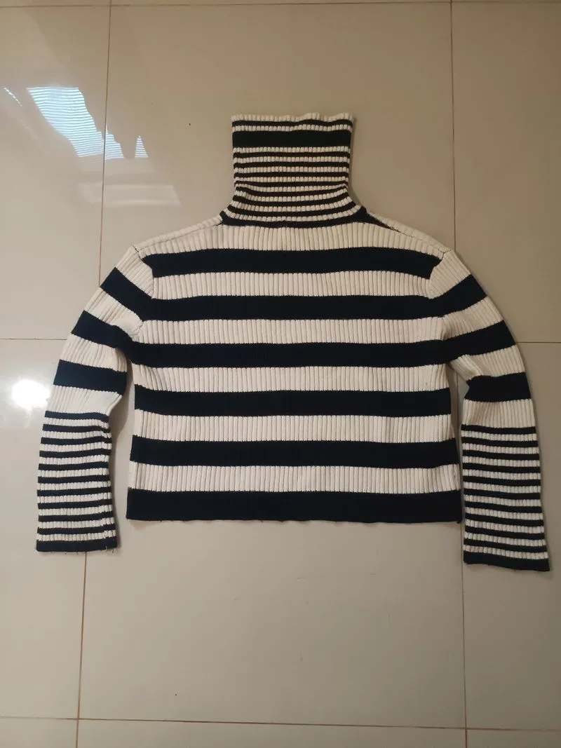 Highneck Turtleneck stripe / salur photo 1