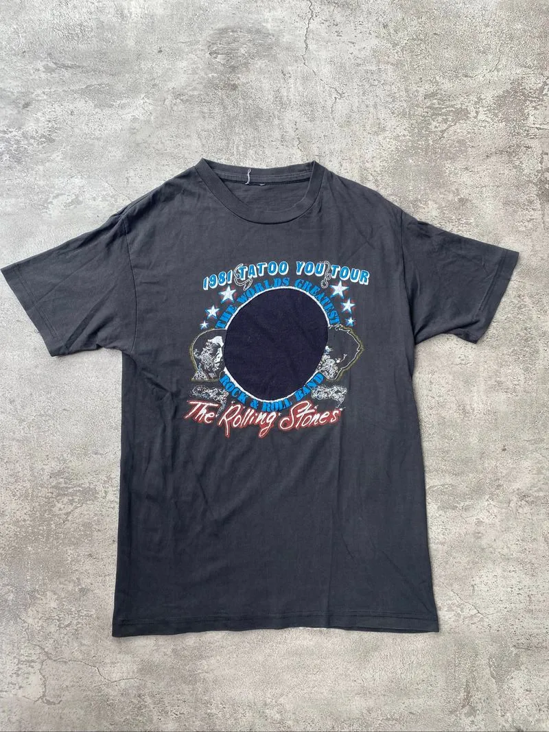 The Rolling Stones Band Tee Vintage photo 1
