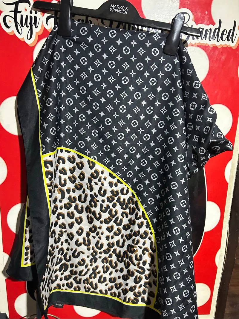 leopard scarf big size photo 1