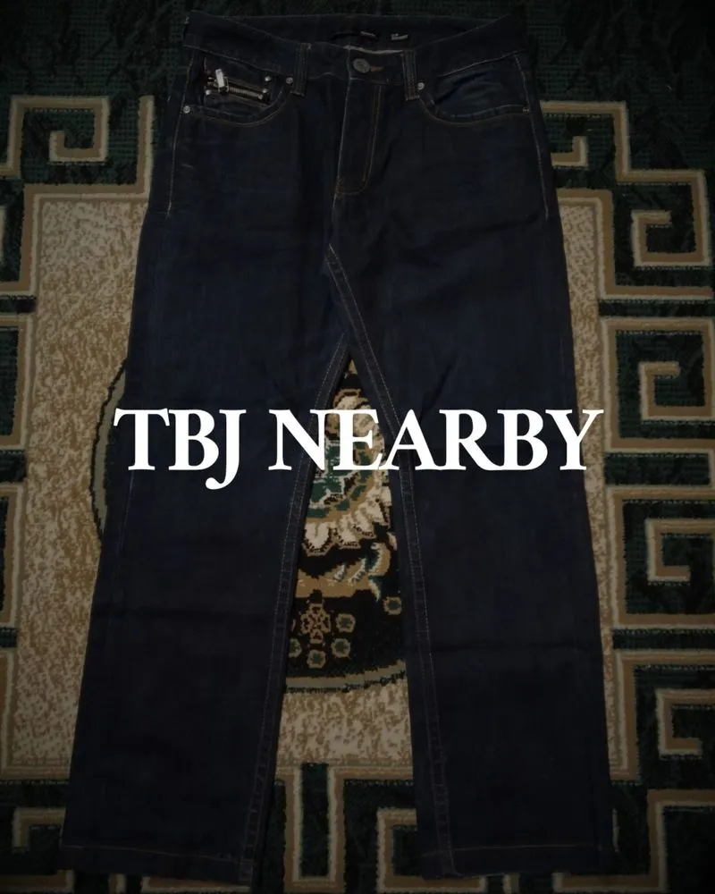 TBJ Nearby Denim Jeans Slim Straight Dark Indigo photo 1
