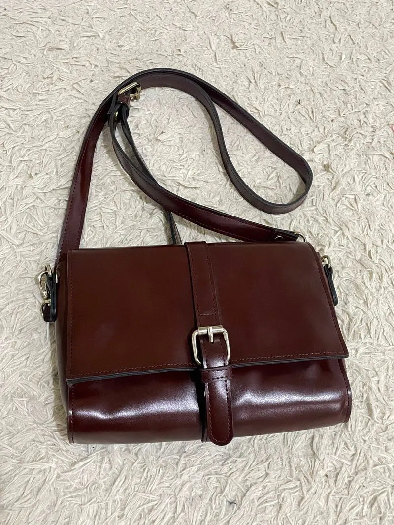 Tas Selempang Wanita bahan Kulit tebal photo 1