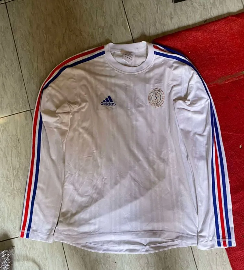 Jersey adidas france / prancis FFA stripes  photo 1