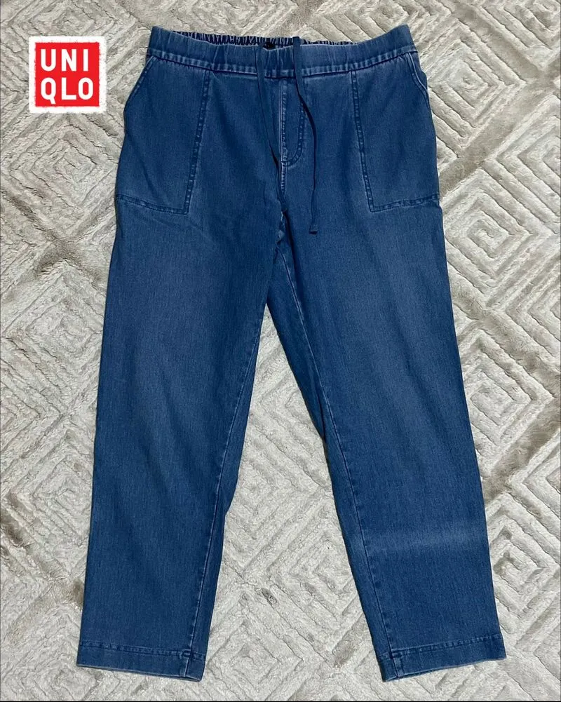 Denim Jersey Tapered Pants UNIQLO photo 1