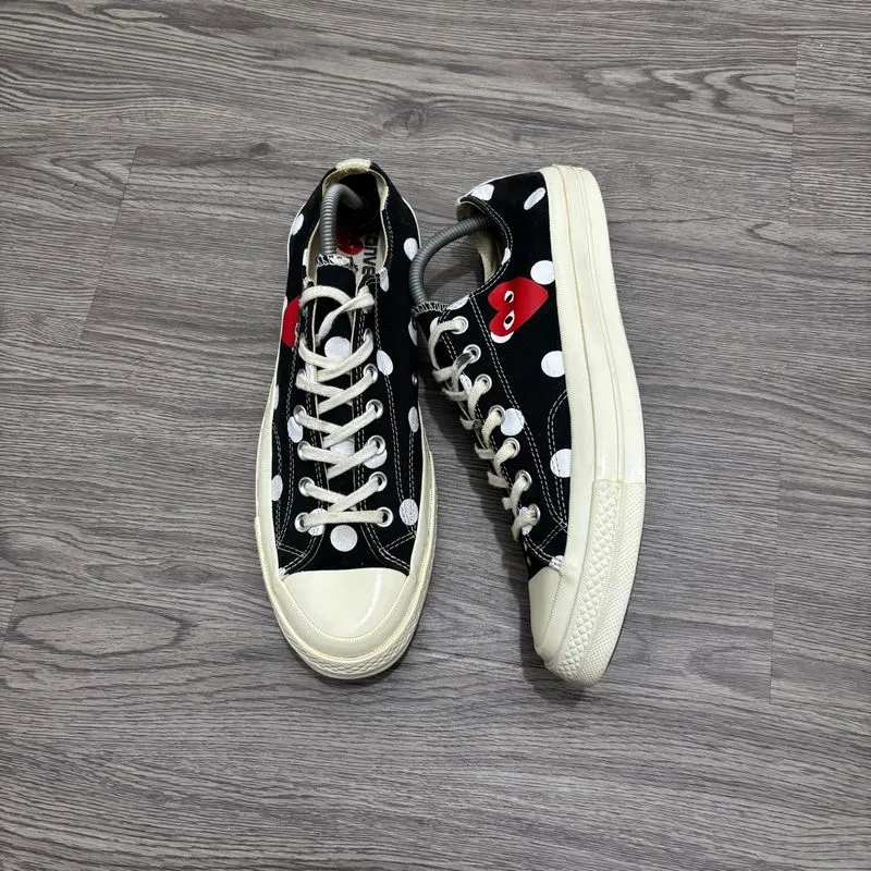 Sepatu Converse x cdg 70s low bw photo 1