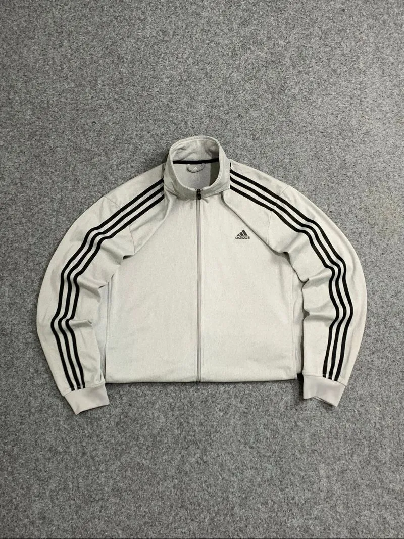 Adidas Grey Colour Tracktop Jacket photo 1