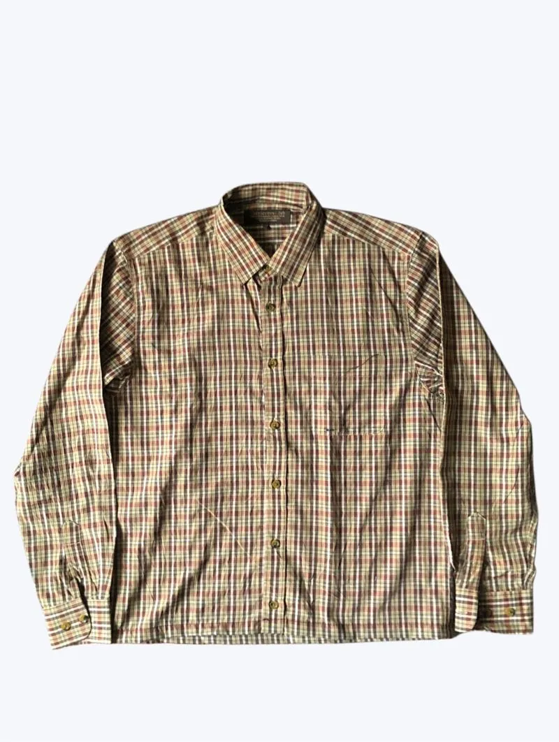 Boxy Shirt Long Sleeve plaid by Retrievers Club photo 1