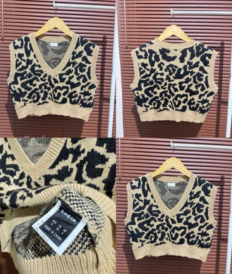 Shein Vest Leopard photo 1