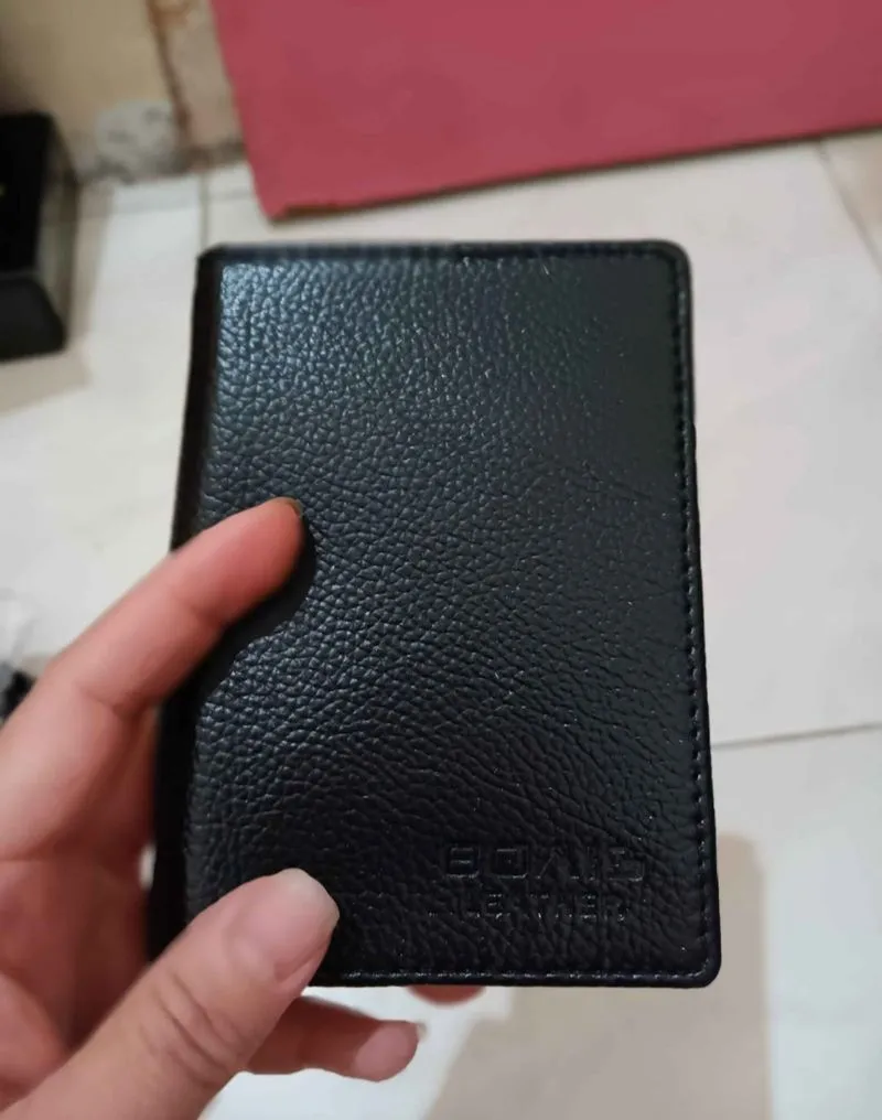 Dompet pria jamin kulit asli baru  photo 1