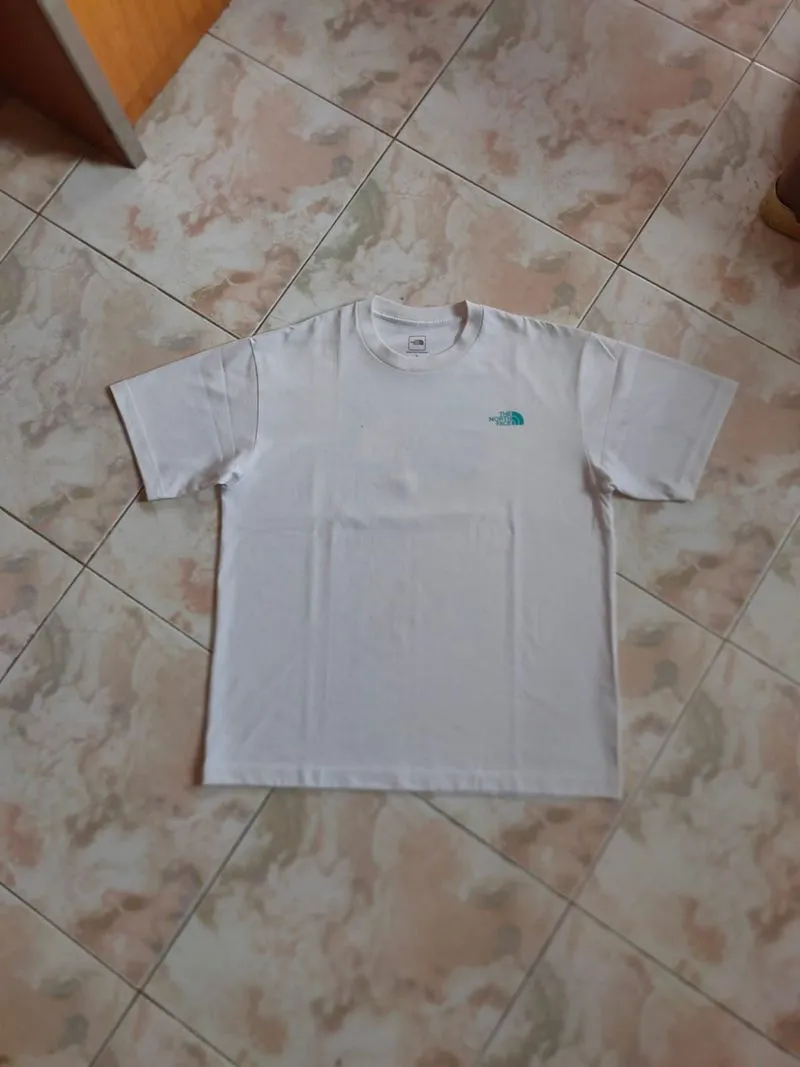 The North Face Streetwear Casual T-shirt Pria white cream photo 1