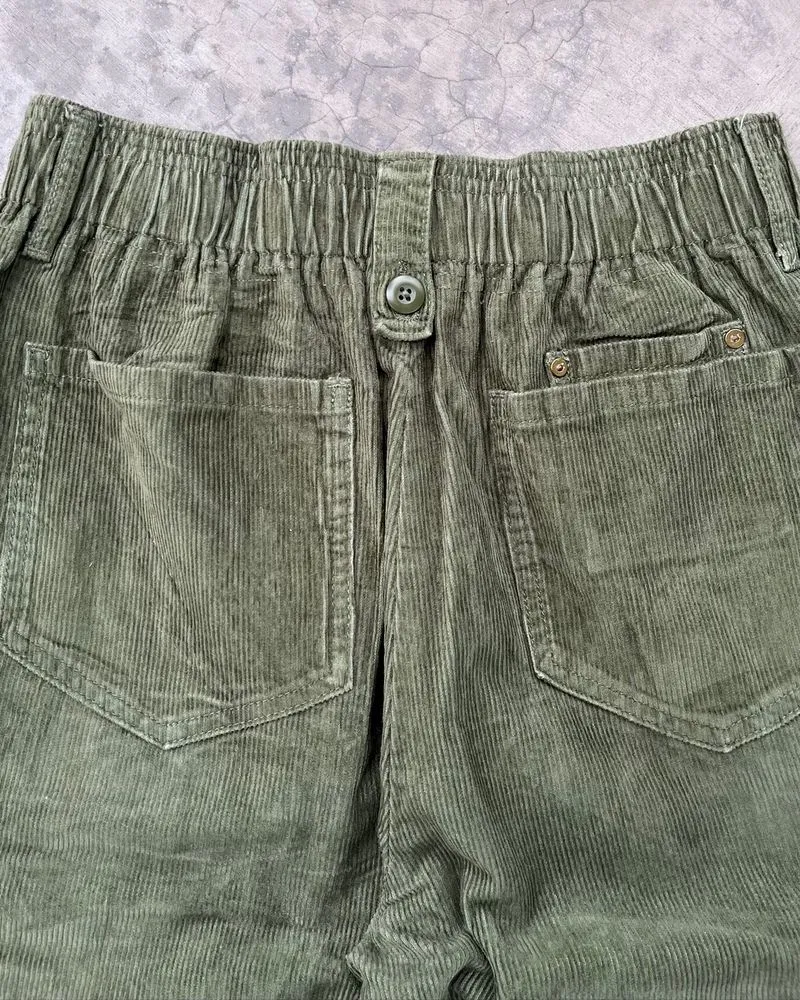 MADEN by UNCLEFU Relaxed Courduroy Pants Olive photo 1