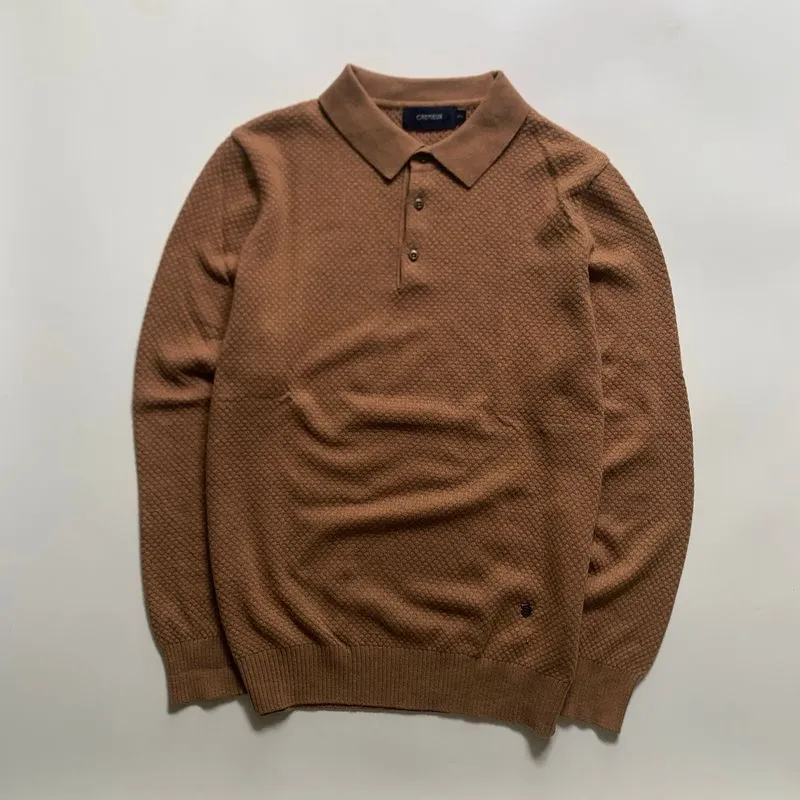 Knit Polo long sleeve shirt Cremieux photo 1