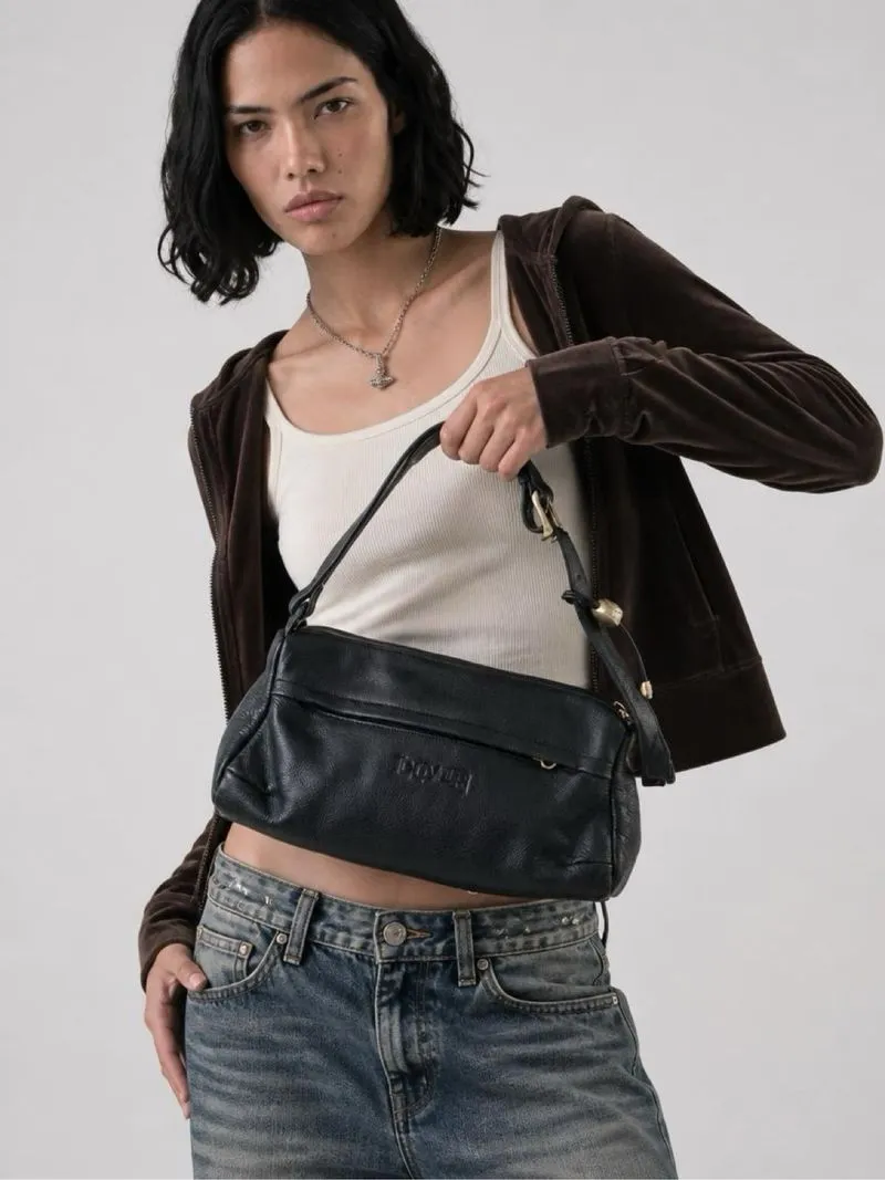 Charles Louvier (2000's Local Brand) - Black Shoulder Bag photo 1