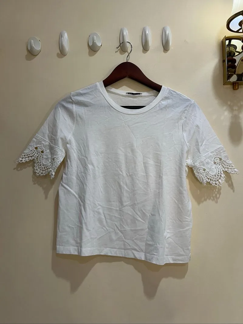 Zara Kaos Putih Polos  photo 1