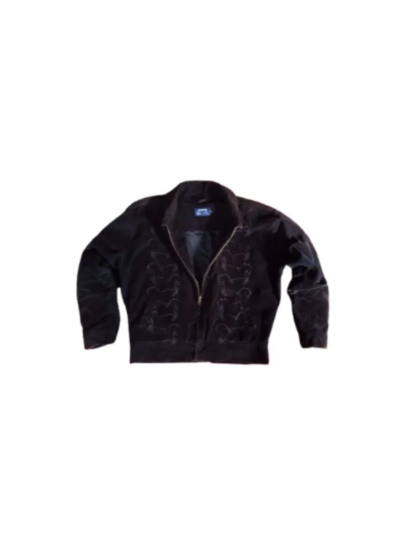 work jacket corduroy black photo 1
