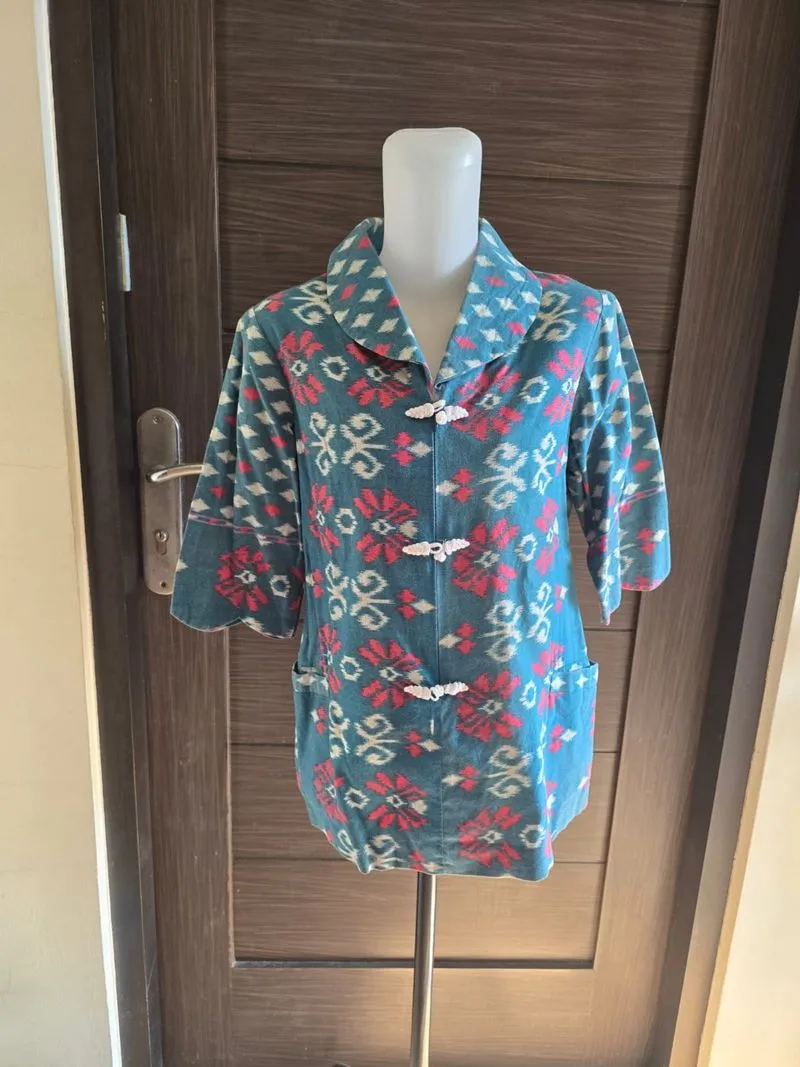 Blouse Wanita green photo 1
