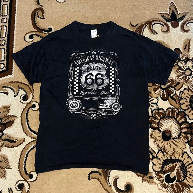 Kaos Route 66 by Gildan Heavy Cotton photo 1