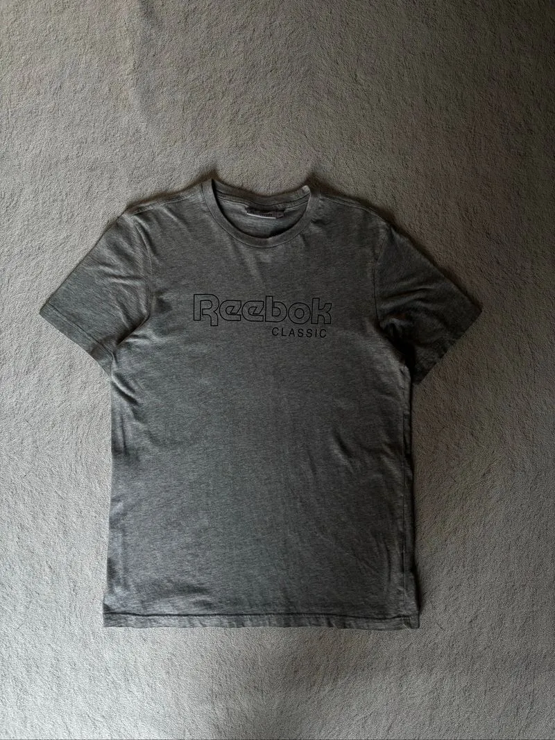 T-Shirt Reebok Front Logo Gray photo 1