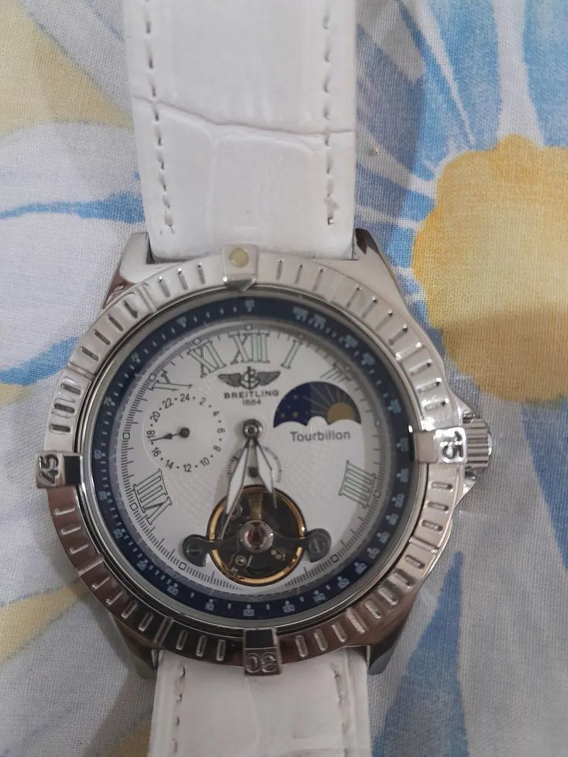 Jam tangan brietling toubilon jadul non original photo 1