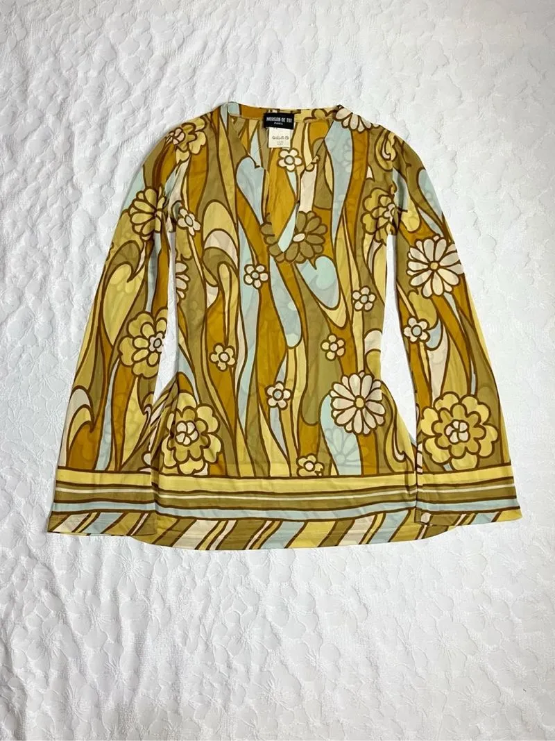 𓇼 Vintage Morgan De Toi Mesh Blouse photo 1