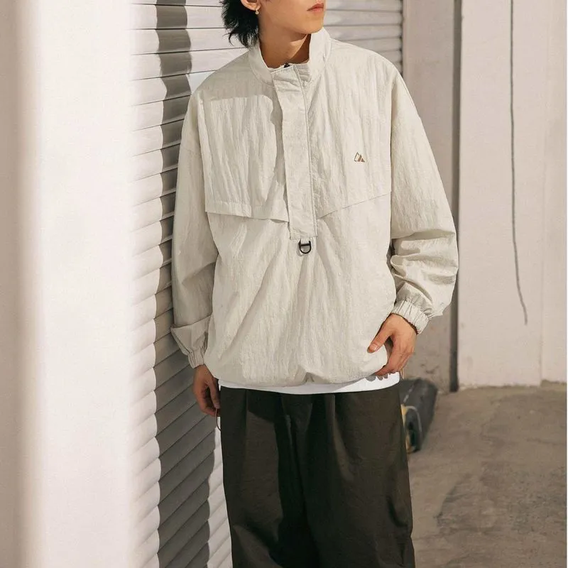 Waterproof Textured Half Zip Tactical Jacket  photo 1