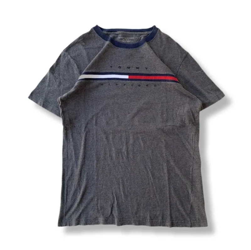 TOMMY HILFIGER GRAY T-SHIRT | KAOS | HNTR photo 1