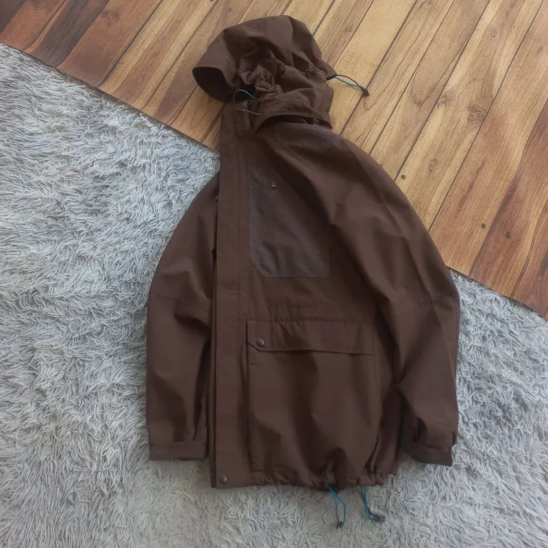 K2 Aquavent Gorpcore Waterproof Parka Outdoor Jacket Brown photo 1