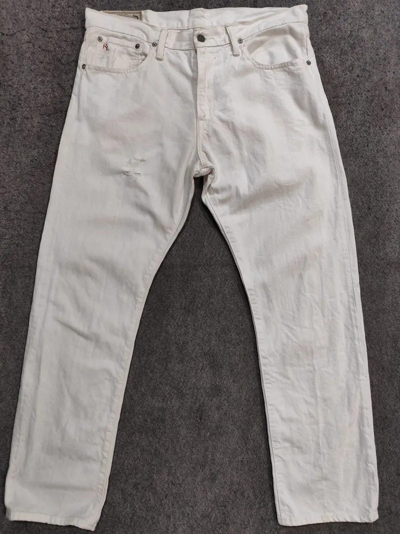 Ralph Lauren Ripped Hamptin Straight Jeanz photo 1