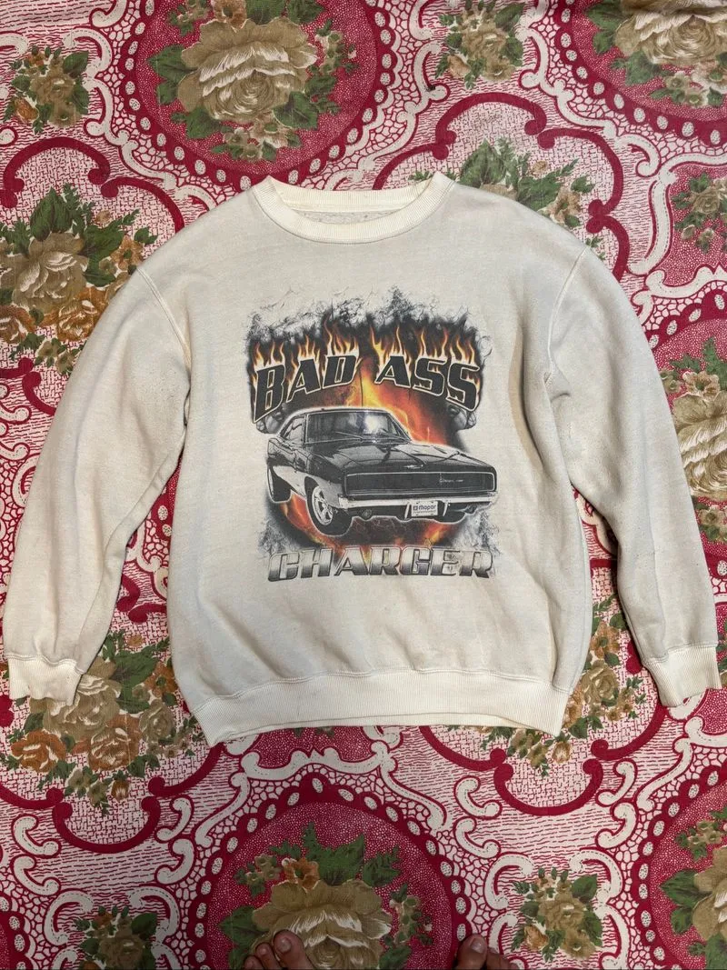 sweatshirt features bad ass photo 1