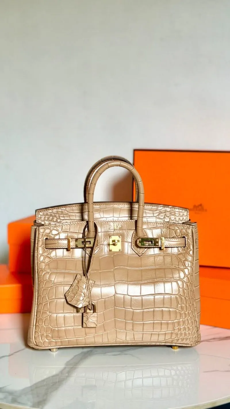 Hermes birkin bag croco photo 1