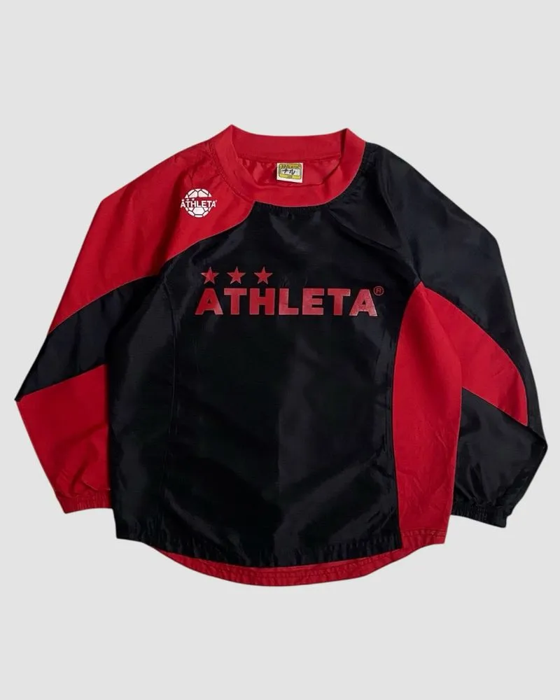 Athleta Soccer VNeck Semi Jersey Windbreaker Pullover Jacket photo 1