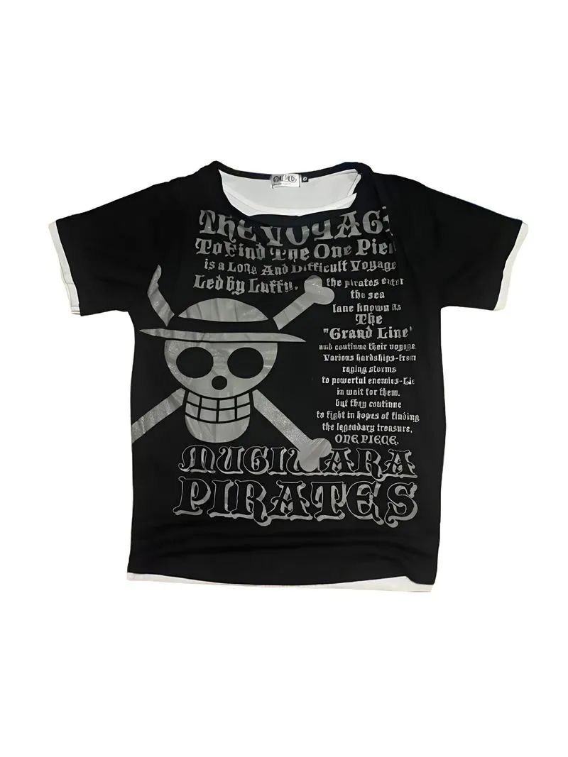 One Piece Double Layer Graphic Tee photo 1