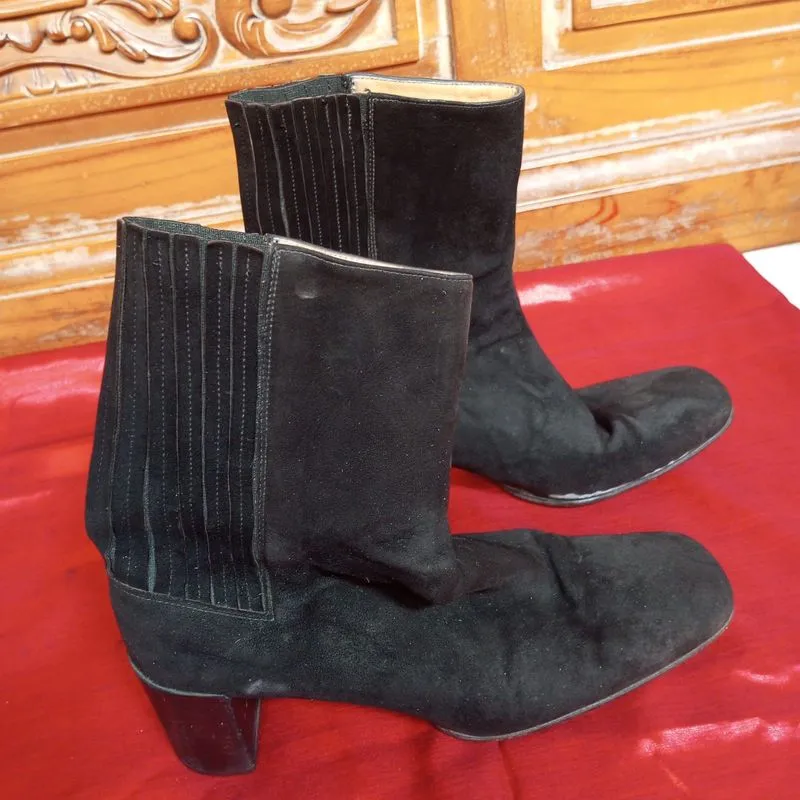 Sepatu boot wanita bahan Suede leather photo 1