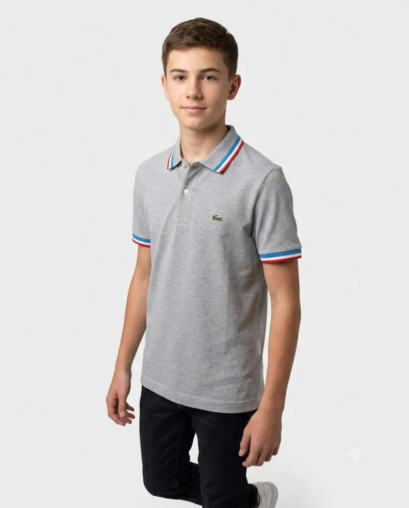 Kaus polo shirt Lacoste Remaja colour grey Size 16 (S) photo 1