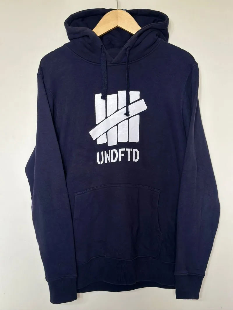 Undefeated Hoodie Five Strikes Logo UNDFTD Blue photo 1