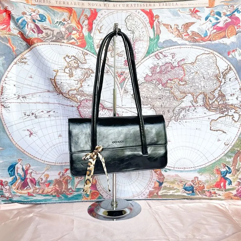 Minimalist Casual Shoulder bag Wanita black photo 1
