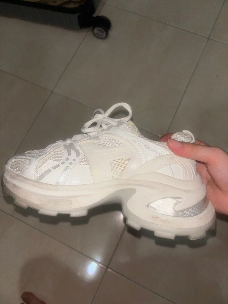 Chunky Sneakers White | Like New 9/10 | Size 38| photo 1