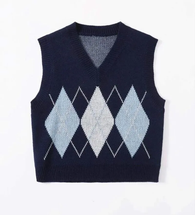 Casual Vest Wanita white black photo 1