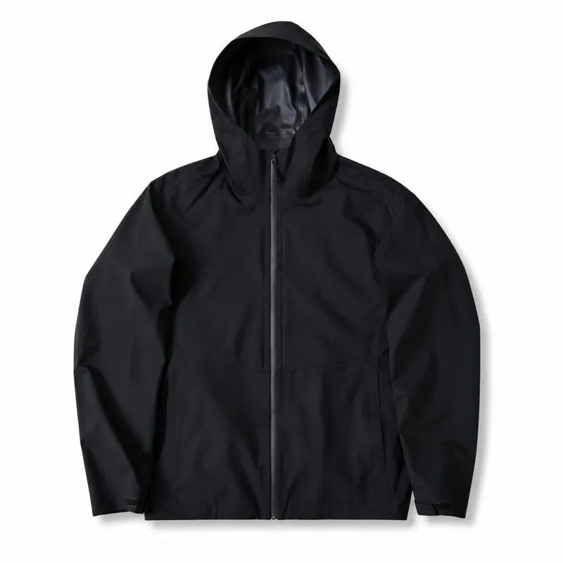 Uniqlo Blocktech Parka Hitam Water Repellent - Preloved photo 1
