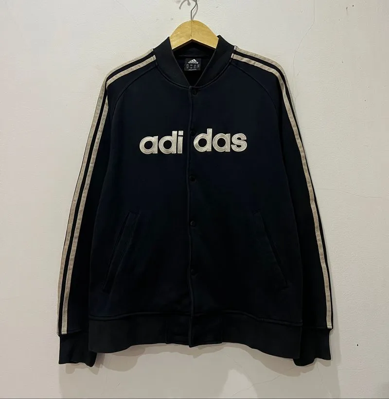 Jacket Varsity Adidas Originals Vintage Bordir 3 Stripes photo 1