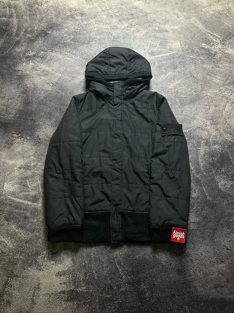 JAKET STONE ISLAND PACTH BLACK GHOST photo 1
