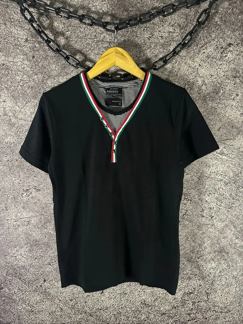 Japanese Amorte Double Layered T-Shirts Style photo 1
