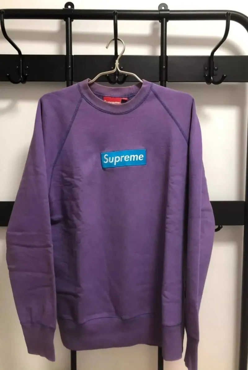 Supreme box logo 2006 teal purple  photo 1
